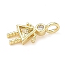 Brass Micro Pave Cubic Zirconia Pendants LS-ZIRC-I356-17G-B07-2