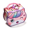 Unicorn Head Iron Money Banks for Kids LS-AJEW-G053-01A-2