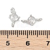 Brass Clear Cubic Zirconia Connector Charms LS-KK-Z094-10P-3