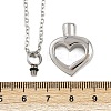 304 Stainless Steel Heart Pendant Pet Urn Ashes Necklaces LS-NJEW-S455-03P-6