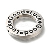 Anti-Tarnish 304 Stainless Steel Pendants STAS-R131-06P-03-2