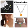 10Pcs 5 Styles Opaque Resin Pendants RESI-YW0004-22A-6