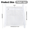 Polyester Mesh Shoe Cleaning Laundry Zipper Bags ABAG-WH0044-66B-2