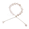ABS Imitation Pearl Beads Slider Bracelets for Women WG648B1-07-1