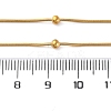 PVD Vacuum Plating 304 Stainless Steel Round Snake Chain Necklaces STAS-A051-08G-3