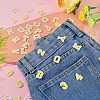 36Pcs 2 Sets 2 Styles Letter A~Z & Number 0~9 Polyester Embroidery Sew On Patches Sets PATC-TA0001-55D-5