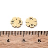 304 Stainless Steel Laser Cut Flower Connector Charms STAS-M111-12G-02-3