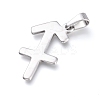 Non-Tarnish 304 Stainless Steel Pendants STAS-L210-06J-P-1
