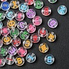 1200Pcs 24 Style Transparent Acrylic Enamel Beads MACR-YW0001-66-5