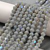 Opaque Solid Color Imitation Jade Glass Beads Strands EGLA-A039-P4mm-L14-4