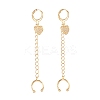 Brass Micro Pave Clear Cubic Zirconia Huggie Hoop Earrings ZIRC-Q205-12G-1