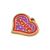 304 Stainless Steel Enamel Charms STAS-P388-19A-G-2