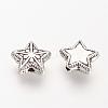 Tibetan Style Alloy Beads TIBE-S303-90AS-RS-1