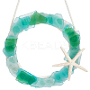 Christmas Wreath Glass Ornaments HJEW-WH20003-23-1