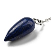 Natural Lapis Lazuli Bullet Charm G-Q1002-07P-08-2