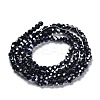 Electroplate Opaque Glass Beads Strands EGLA-A035-P3mm-A18-2