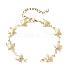 Ocean 304 Stainless Steel Starfish Link Chain Bracelet Making AJEW-JB01552-1