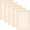 Wood Painting Canvas Panels LS-WOOD-WH0109-07-1