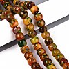 Dyed Natural Agate Beads Strands G-T142-03-1