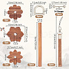 DIY Wooden Yarn Holder Kits TOOL-OC0002-04-2