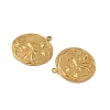 304 Stainless Steel Pendants STAS-V015-51G-2