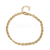 304 Stainless Steel Chain Bracelets BJEW-P376-03G-4