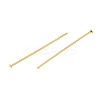 Brass Flat Head Pins KK-H502-01D-G-2