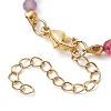 Natural Mixed Gemstone Roundle Beaded Bracelets BJEW-JB11284-4
