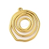 Ion Plating(IP) 304 Stainless Steel Pendants STAS-C104-28A-G-1