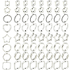 80Pcs 8 Styles Alloy Bead Frame FIND-SP0004-13-1