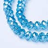 Electroplate Glass Beads Strands EGLA-A034-T10mm-A13-3