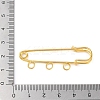 Iron Brooch Findings FIND-D036-03G-3