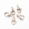 Ion Plating(IP) 304 Stainless Steel Lobster Claw Clasps X-STAS-H353-E-02RG-1