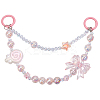2Pcs Lollipop Bowknot Acrylic Pendant Decorations DIY-BBC0002-27-1