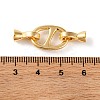 Brass Fold Over Clasps KK-U016-23G-3