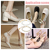 2 Pairs 2 Styles Women's Detachable ABS Plastic Imitation Pearl Beaded Shoe Laces for High Heels DIY-PH0022-88B-6