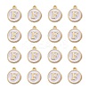 Golden Plated Alloy Charms ENAM-S118-01F-2
