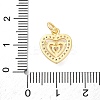 Brass Micro Pave Cubic Zirconia Pendants KK-S510-49G-05-3