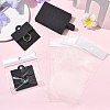 50Pcs Rectangle Foldable Paper Jewelry Display Cards for Rings CDIS-FS0001-31B-6