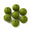 Food Grade Eco-Friendly Silicone Focal Beads SIL-WH0013-01M-1