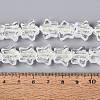 Handmade Foil Glass Beads Strands FOIL-Q002-07F-4