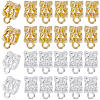 160Pcs 2 Colors Tibetan Style Alloy Tube Bails FIND-SP0001-77-1