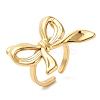 304 Stainless Steel Open Cuff Rings for Women RJEW-Z044-02G-02-1