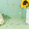 3Pcs Glass Suncatchers HJEW-OC00285-4