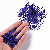 Baking Paint Glass Seed Beads SEED-US0003-3mm-K6-4