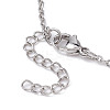 Tarnish Resistant 304 Stainless Steel Macrame Pouch Empty Stone Holder for Pendant Necklaces Making X-NJEW-JN04441-02-6