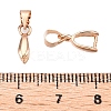 Brass Pinch Bails KK-T034-01A-KCG-3