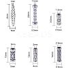 Tibetan Style Alloy Beads TIBEB-NB0001-07-2
