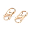 Alloy Double S Snap Hook Spring Keychain Clasps FIND-C084-01KCG-2