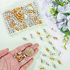 120Pcs 3 Colors Alloy European Beads FIND-SP0002-38-3